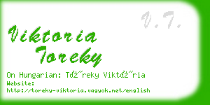 viktoria toreky business card